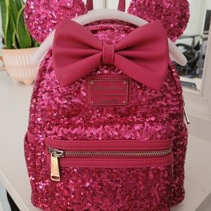 Loungefly Disney Parks Orchid Sequin Mini Backpack